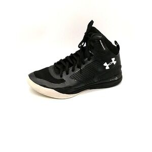 Under‎ Armour Sneakers Mens Clutch Fit Black 8.5 Basketball Shoes Mid Top